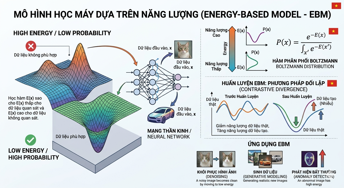 Mô hình dựa trên năng lượng (Energy-Based Models - EBM)